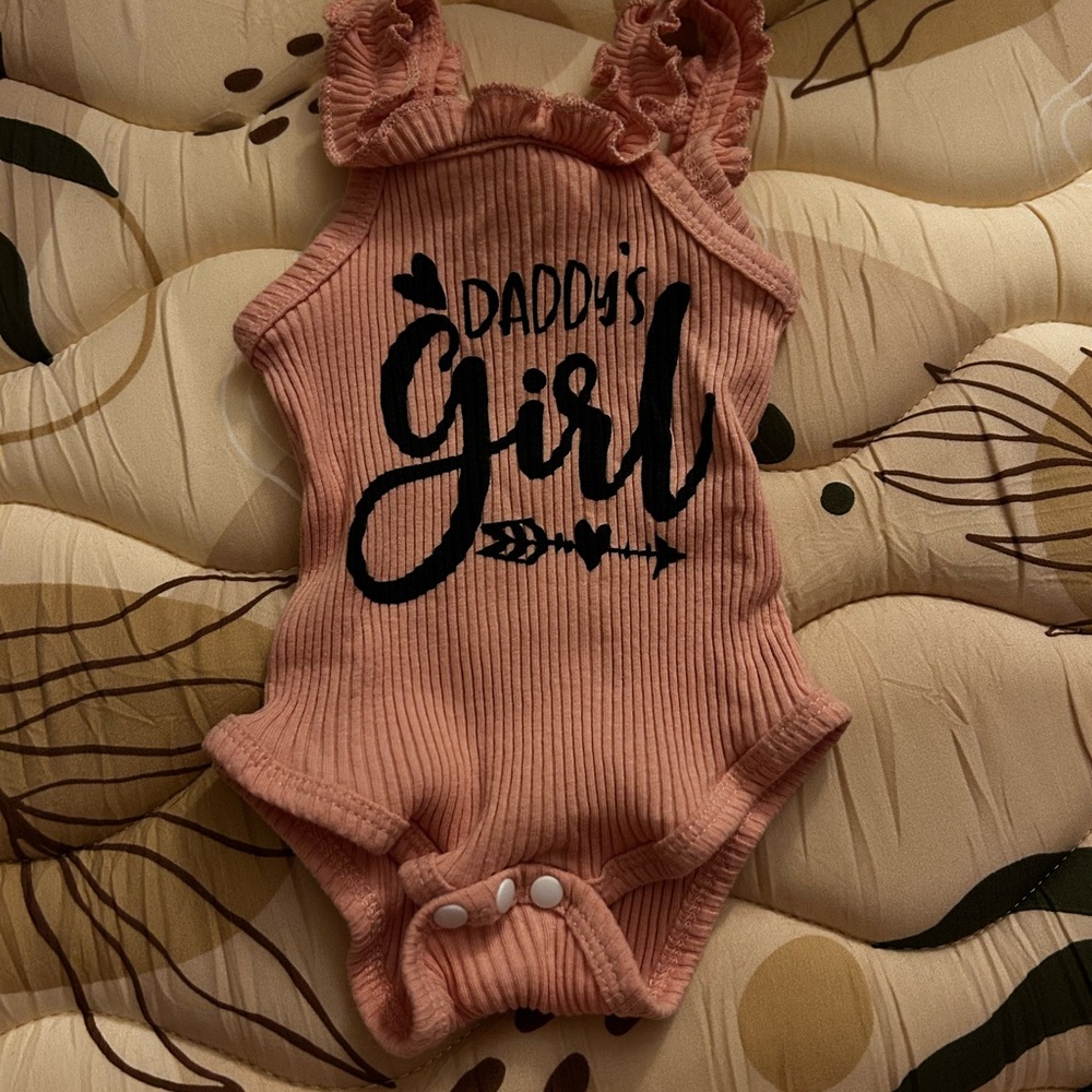 Ribbed Coral Bodysuit with Ruffled Straps
